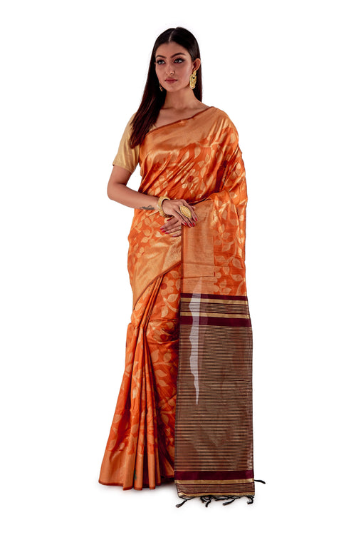 Otange-base-with-Brown-heavy-work-all-body-and-aanchal-resham-suti-SNCS1102-2