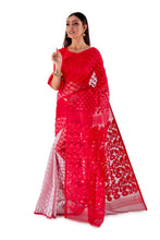 Red-and-White-Traditional-Dhakai-Saree-SNJMB4008-3