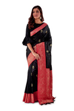 Black-base-with-Red-aanchal-and-Golden-zari-all-body-zari-work-saree-SNCS1120-2