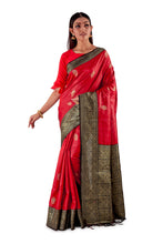 Red-base-with-Black-aanchal-and-Golden-zari-all-body-zari-work-saree-SNCS1121-2