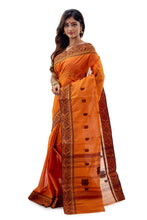 Orange Love Traditional Dhaniakhali Tant Saree - Saree