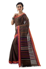 Coffee Coloured Begumpuri Handloom Designer Saree - Saree