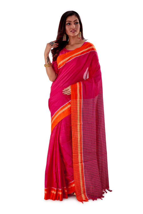 Pink-with-Orange-Border-Designer-Begumpuri-Saree-SNHB1701-2