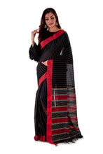 Black-Begumpuri-Cotton-Designer-Saree-SNHK1202-2