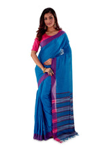 Blue-Begumpuri-Cotton-Designer-Saree-SNHK1203-2