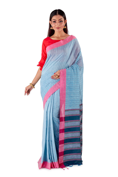 Yellow-Begumpuri-Cotton-Designer-Saree-SNHK1205-1
