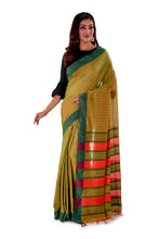 Parrot-Green-Begumpuri-Cotton-Designer-Saree-SNHK1207-2