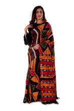 Multi-coloured-Batik-Cotton-Designer-Saree-SNHK1501-2