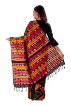 Multi-coloured-Batik-Cotton-Designer-Saree-SNHK1501-4