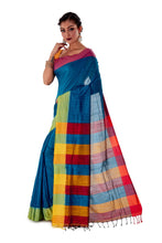Multi-coloured-Khadi-Cotton-Designer-Saree-SNHK1602-3