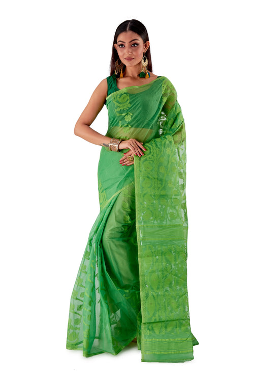 Light-Green-Traditional-Dhakai-Jamdani-SNJMA3004-2