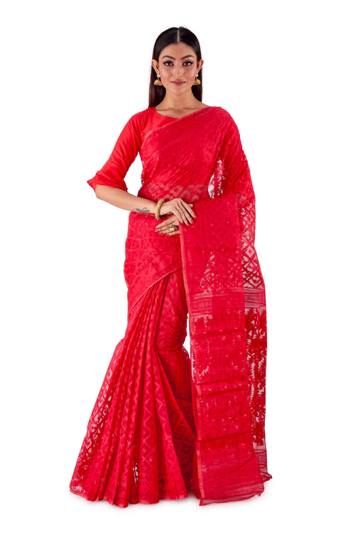 Red-Traditional-Dhakai-Jamdani-SNJMA4003-1