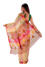 Multi-coloured-Traditional-Dhakai-Jamdani-SNJMA5001-4