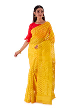 Yellow-Ochre-Traditional-Dhakai-Saree-SNJMB4003-1