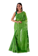 Parrot-Green-Traditional-Dhakai-Saree-SNJMB4004-2