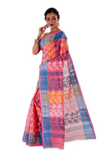 Pink-Traditional-Cotton-Dhakai-Jamdani-SNJMC1101-3