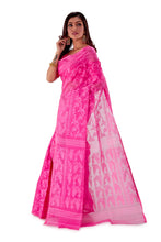 Pink-Traditional-Cotton-Dhakai-Jamdani-SNJMC1201-3