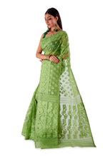 Green-Traditional-Cotton-Dhakai-Jamdani-SNJMC1503-3