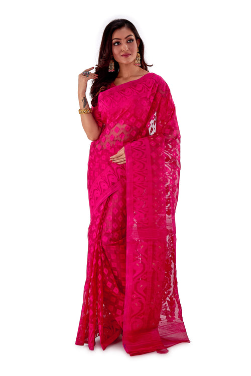 Pink-Traditional-Cotton-Dhakai-Jamdani-SNJMC1504-2