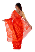 Orange-Traditional-Cotton-Dhakai-Jamdani-SNJMC1506-4